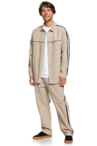 Chemise en velours - Beige - Quiksilver