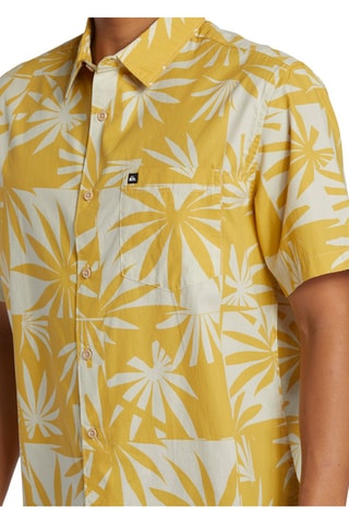 Chemise regular en coton biologique - Jaune - Quiksilver