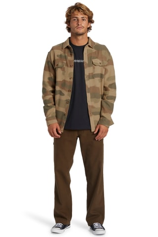 Surchemise en velours - Vert  - Quiksilver
