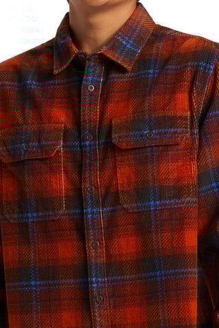 Chemise regular en velours - Marron - Quiksilver