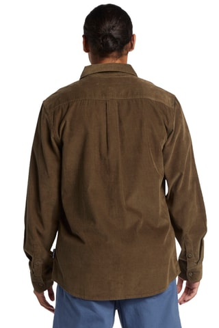 Chemise regular en velours - Marron - Quiksilver