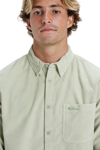 Chemise regular en velours - Vert clair - Quiksilver