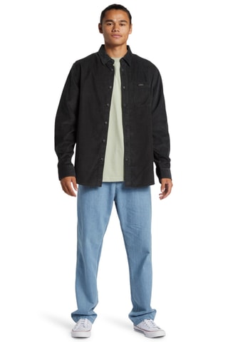 Chemise regular en velours - Noir - Quiksilver