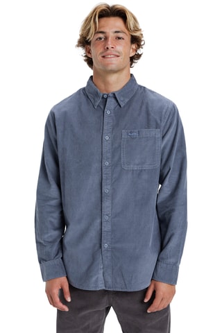 Chemise regular en velours - Gris foncé - Quiksilver