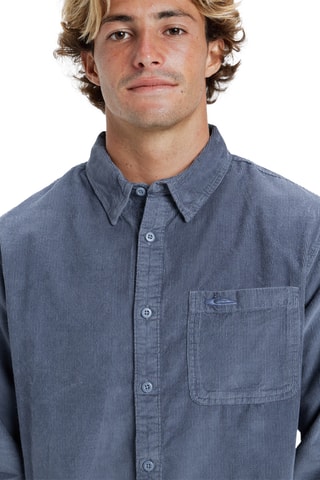 Chemise regular en velours - Gris foncé - Quiksilver