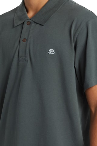 Polo regular en coton biologique - Noir - Quiksilver