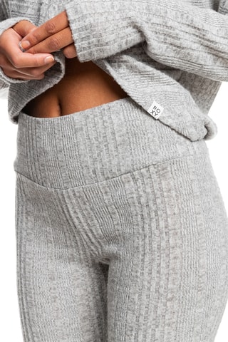 Legging de sport taille haute - Gris clair chiné - Roxy