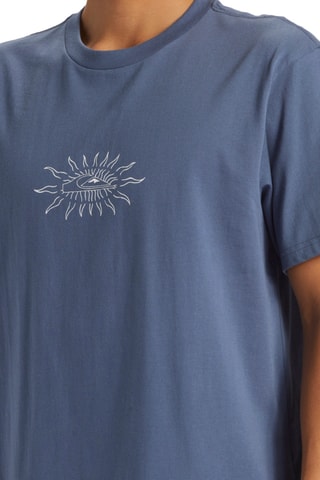 T-shirt regular en coton biologique - Indigo - Quiksilver
