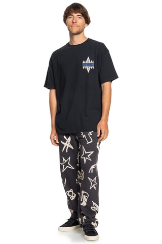 T-shirt oversize en coton biologique - Noir - Quiksilver