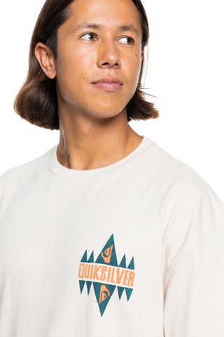 T-shirt oversize en coton biologique - Blanc - Quiksilver