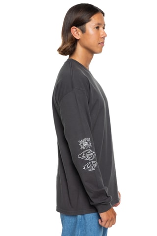 T-shirt oversize en coton biologique - Noir - Quiksilver
