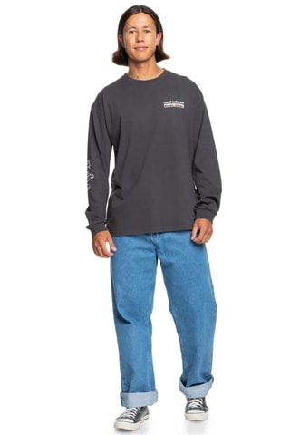 T-shirt oversize en coton biologique - Noir - Quiksilver