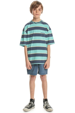 T-shirt en coton biologique - Bleu - Quiksilver