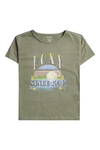 T-shirt en coton biologique - Vert - Roxy