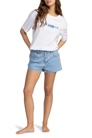 T-shirt en coton biologique - Blanc - Roxy
