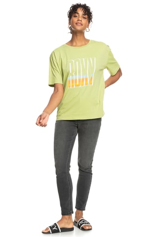 T-shirt en coton biologique - Vert - Roxy