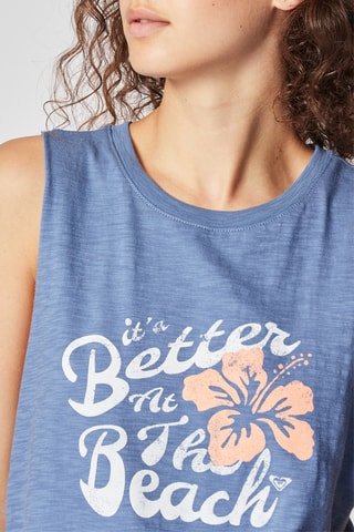 T-shirt sans manches - Bleu - Roxy
