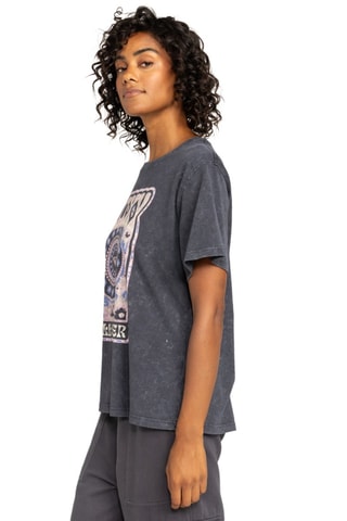 T-shirt loose en coton biologique - Noir chiné - Roxy