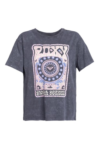 T-shirt loose en coton biologique - Noir chiné - Roxy
