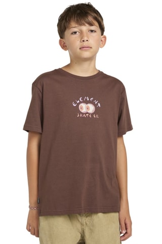 T-shirt en coton biologique - Marron - Element