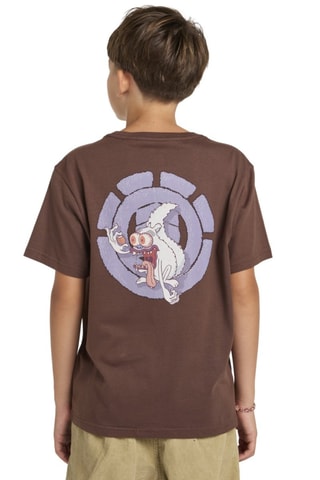 T-shirt en coton biologique - Marron - Element