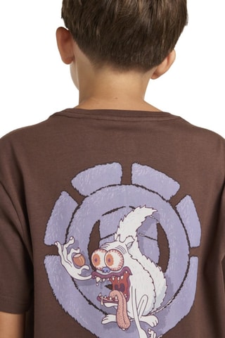 T-shirt en coton biologique - Marron - Element