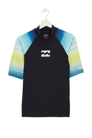 T-shirt de surf - Bleu marine et jaune - Billabong