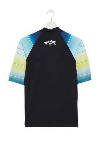 T-shirt de surf - Bleu marine et jaune - Billabong