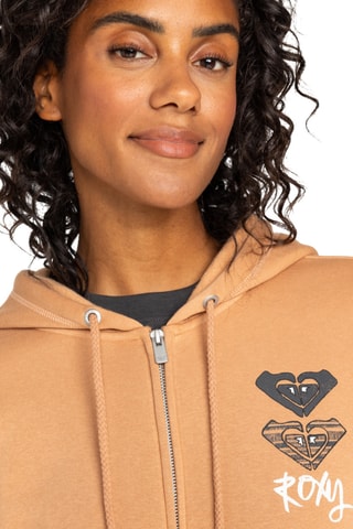 Sweat à capuche - Camel - Roxy