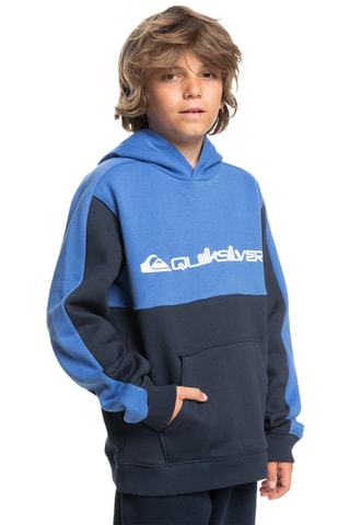 Sweat polaire en coton biologique - Bleu - Quiksilver