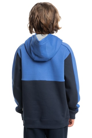 Sweat polaire en coton biologique - Bleu - Quiksilver