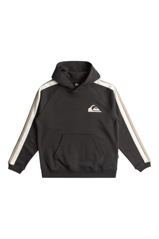 Sweat oversize polaire en coton biologique - Noir - Quiksilver