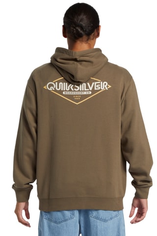 Sweat à capuche polaire - Marron - Quiksilver