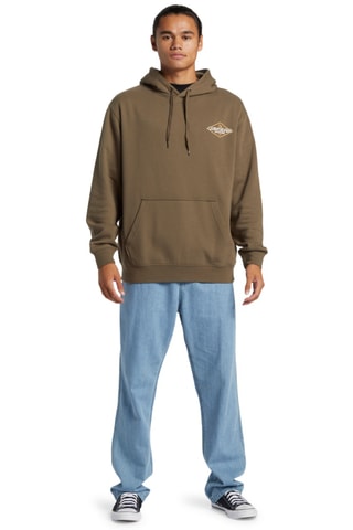 Sweat à capuche polaire - Marron - Quiksilver