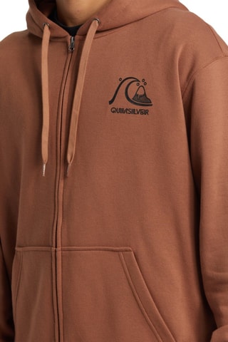 Sweat à capuche polaire - Marron - Quiksilver