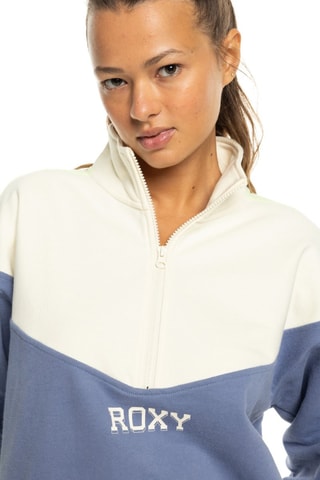 Sweat en coton biologique - Bleu - Roxy