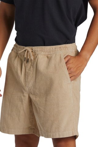 Short straight en velours - Beige - Quiksilver