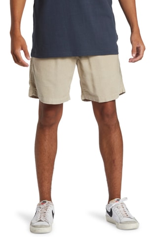 Short straight en velours - Beige - Quiksilver