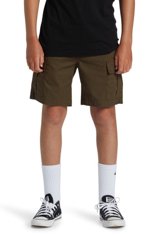 Short en coton biologique - Marron - Quiksilver