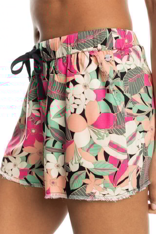 Short de plage - Noir et fuchsia - Roxy