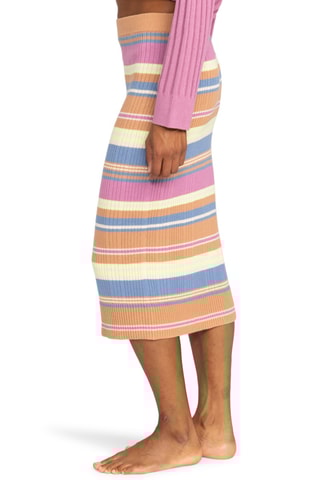 Jupe midi taille haute - Marron - Roxy