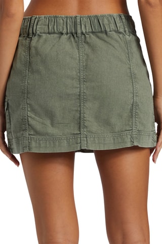 Minijupe cargo en jean - Vert - Roxy
