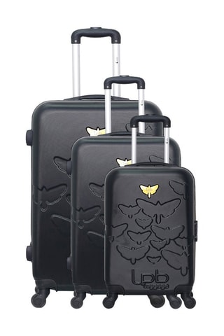 Conjunto de 3 malas Aelys - Preto