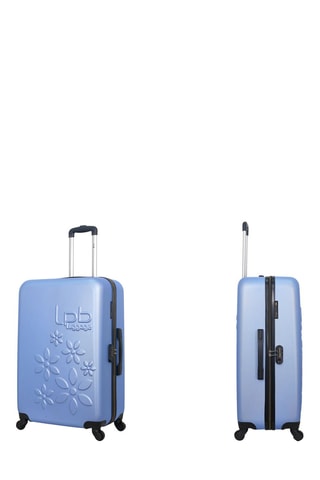  Mala de grande volume Eleonor - 75 cm  - Azul