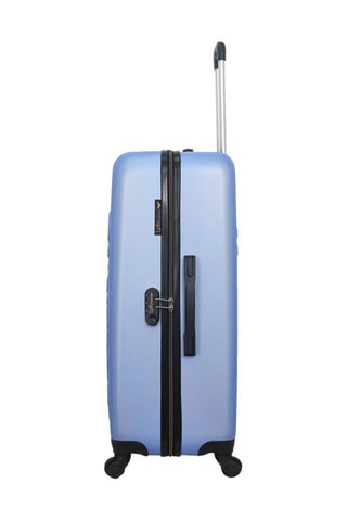  Mala de grande volume Eleonor - 75 cm  - Azul