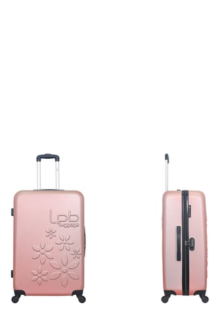  Mala de grande volume Eleonor - 75 cm  - Dourado-rosa