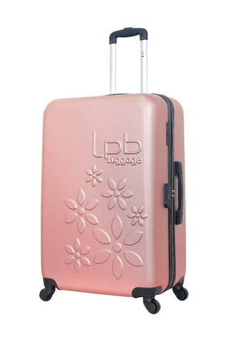  Mala de grande volume Eleonor - 75 cm  - Dourado-rosa