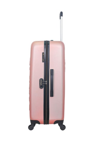  Mala de grande volume Eleonor - 75 cm  - Dourado-rosa