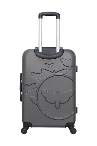 Mala de cabine e mala média Aelys (S/M) - 55/65 cm - Cinzento-escuro