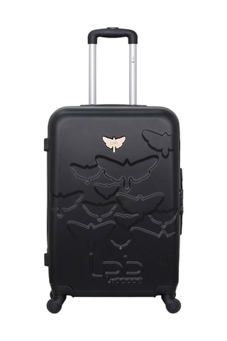 Mala de cabine e mala média Aelys (S/M) - 55/65 cm - Preto
